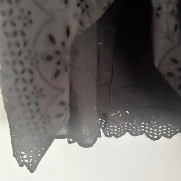 LOFT Eyelet Swing Dress L - Picture 8 of 9